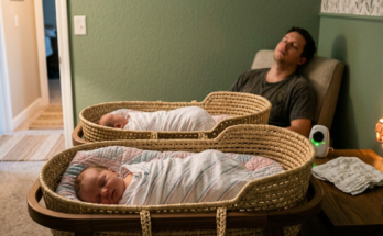 Newborn Twins and a tired parent